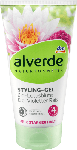 Styling-Gel Bio-Lotusblüte, Bio-Violetter Reis, 150 ml