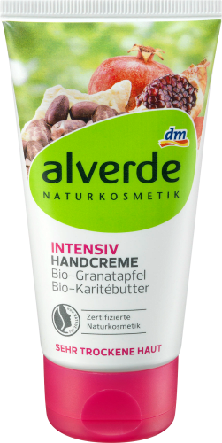 Handcreme Intensiv Bio-Granatapfel & Bio-Karitébutter, 75 ml