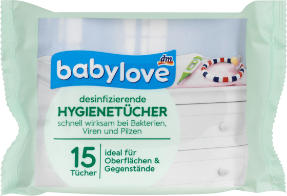 Hygienetücher desinfizierend parümfrei 15 St Tücher, 15
