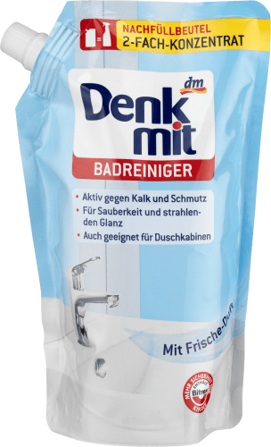 Badreiniger Konzentrat Nachfüllbeutel, 500 ml | Bad- & Kalkreiniger