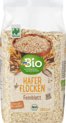 Flocken, Haferflocken Feinblatt, Naturland, 500 g