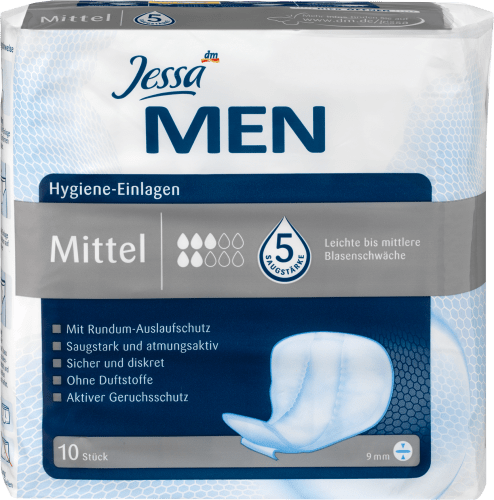 Mittel, MEN Hygiene-Einlagen St 10