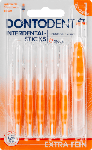 Interdental Sticks extra fein  (ISO-Gr. 1), 6 St
