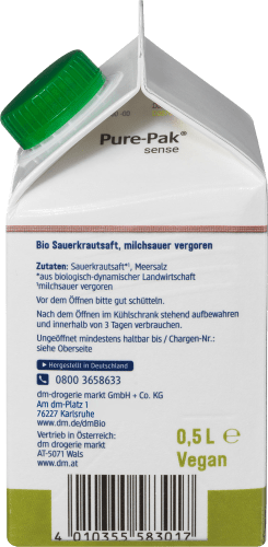 Sauerkraut-Saft, Saft, ml 500