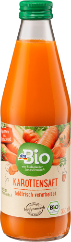 Karottensaft feldfrisch, Gemüsesaft, 330 ml