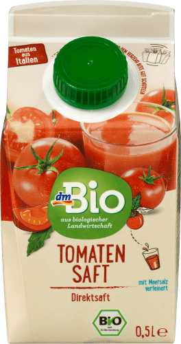 Saft, Tomaten-Saft mit Meersalz, 500 ml