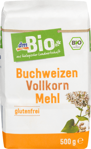 Mehl, Buchweizen Vollkorn, 500 g