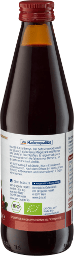 Cranberry Saft, 330 Muttersaft, ml
