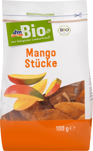 Trockenobst g 100 Mango-Stücke,