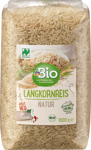 Reis, Langkorn-Reis natur, Naturland, 1 kg