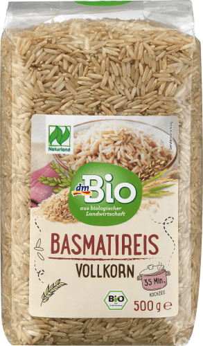 Basmati-Reis g Reis, Naturland, 500 Vollkorn,