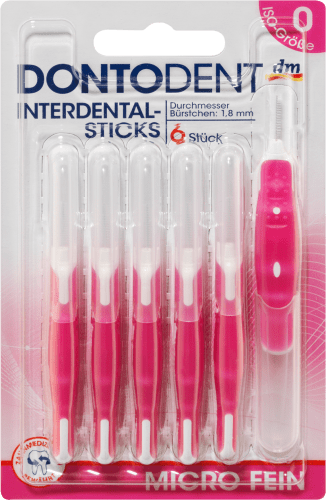 (ISO-Gr. Interdental micro 0), fein 6 Sticks St