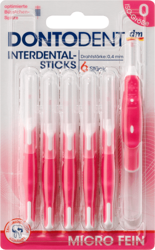 Interdental Sticks micro fein (ISO-Gr. 0), St 6
