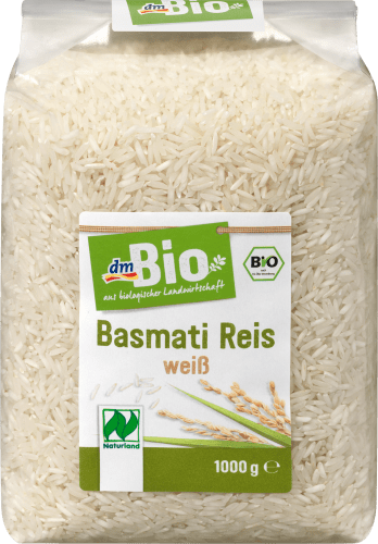 g weiß, Basmati-Reis Reis, Naturland, 1000