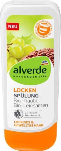 Spülung Locken Bio-Traube, Bio-Leinsamen, 200 ml