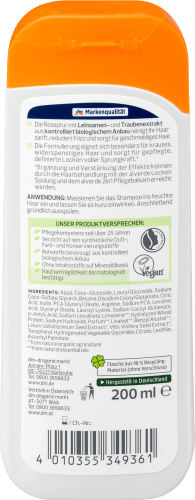 Shampoo Locken ml Bio-Leinsamen, 200 Bio-Traube