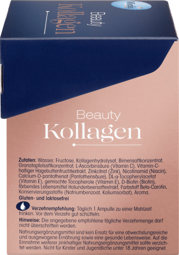 500 Kollagen, Trinkampullen 20 ml Beauty St.,
