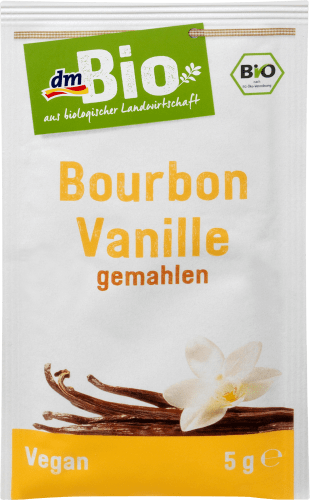 5 g Vanille gemahlen, Bourbon