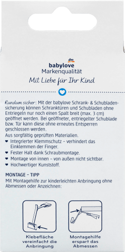 Schrank- und St Schubladensicherung, 3