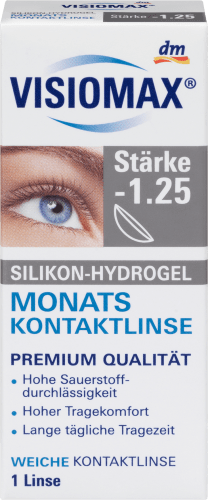 Silikon-Hydrogel - Monatslinse 1 1,25, St