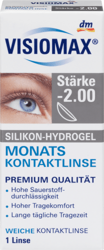 Silikon-Hydrogel Monatslinse - 2,0, 1 St