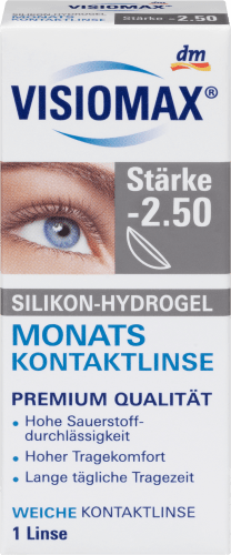 Silikon-Hydrogel Monatslinse - 2,5, 1 St