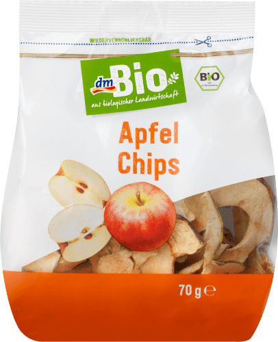 g Apfel-Chips, 70 Trockenobst
