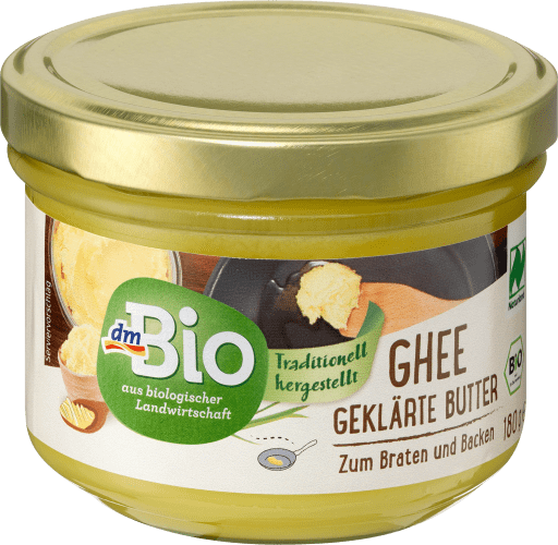 Ghee, geklärte Butter, Naturland, 180 g
