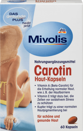 Carotin Haut-Kapseln 60 St., 16,2 g