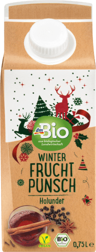 0,75 ml Frucht mit Punsch Saft, Holunder, Winter