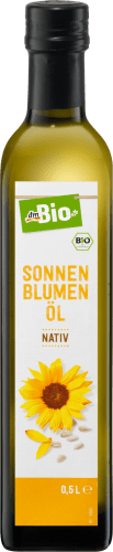 Pflanzenöl, Sonnenblumen-Öl, nativ, kaltgepresst, 500 ml