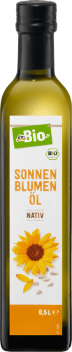 Pflanzenöl, kaltgepresst, Sonnenblumen-Öl, 500 nativ, ml