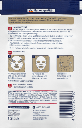 Tuch-Maske, 1 VITAL St