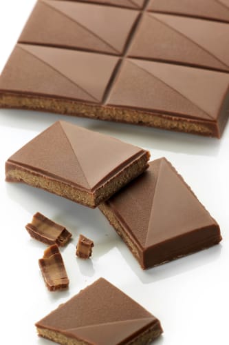 Schokolade, 100 mit Vollmilch-Schokolade Nougat, g