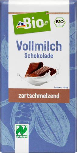 g Vollmilch, Naturland, 100 Schokolade,