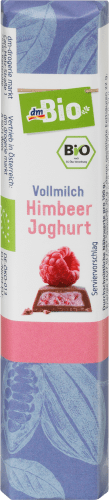 Schokoladen-Riegel Himbeer 37,5 mit g Vollmilch-Schokolade, Joghurt