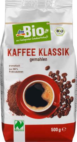 Kaffee Klassik, gemahlen, Naturland, 500 g