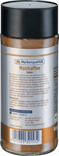 Kaffee, Malzkaffee, löslich, 100 Naturland, g