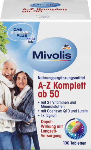 A-Z Komplett ab 50, Tabletten 100 St, 148 g | Multivitamine