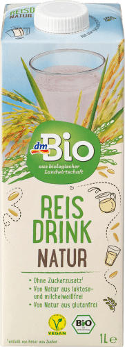 1 Reis Drink Pflanzendrink, natur, l