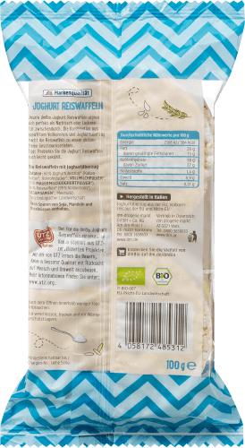 dmBio Joghurt Reiswaffeln, 100 g