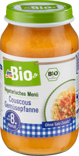 Menü Couscous-Gemüsepfanne, ab dem 8. Monat, 220 g