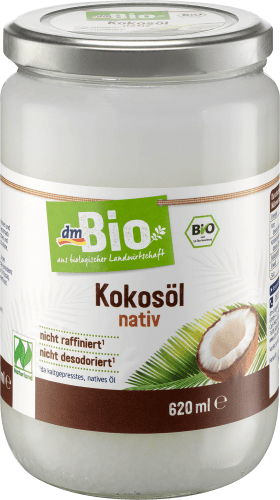 Kokosöl, nativ, Naturland, 620 ml | Essig & Öl