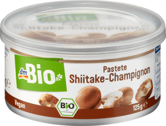 Pastete Shiitake-Champignon, 125 g