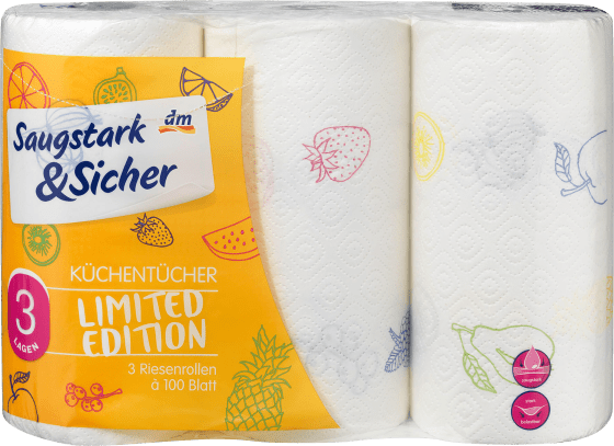 Küchentücher Design 3-lagig (3x100 Blatt), 300 Bl