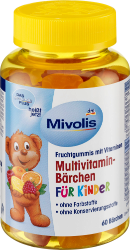 Multivitamin-Bärchen für Fruchtgummis, g Kinder, 120
