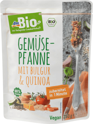 Gemüsepfanne mit Bulgur und Quinoa, 250 g