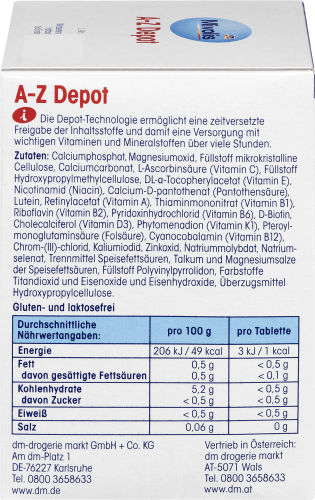Depot, 145 St., 100 g A-Z Tabletten,