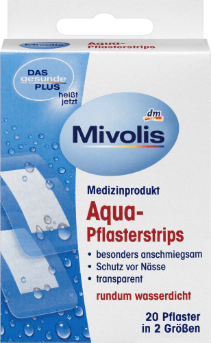 20 Aqua-Pflasterstrips, St