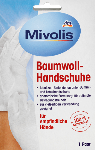 Baumwoll-Handschuhe, 1 St | Hausapotheke & Wundversorgung